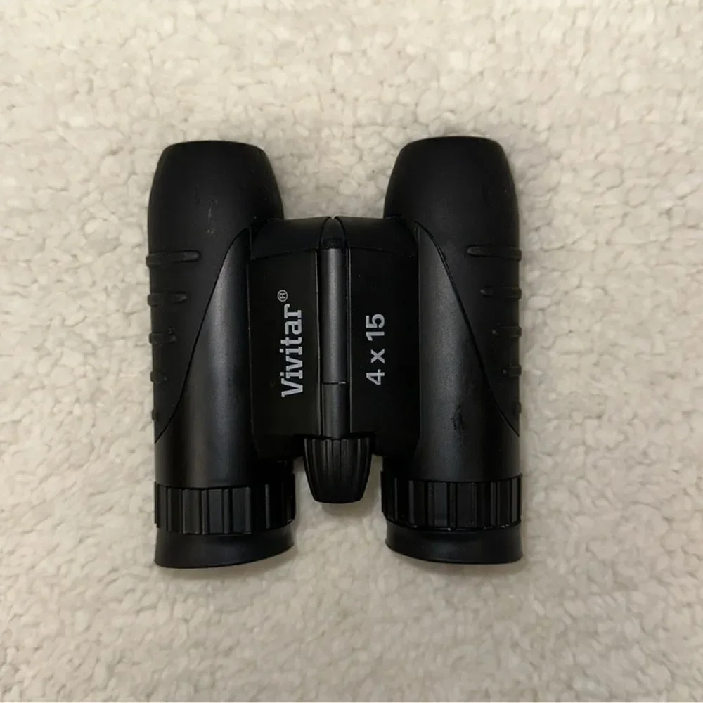 Vivitar 4 x 15 Compact Black Binoculars